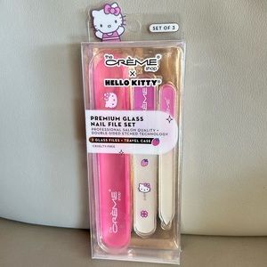 The Crème Shop x Hello Kitty Premium Glass Nail File Set (Pink)
